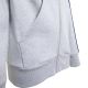 4. Bluza dla dzieci adidas Essentials Full-Zip Hoodie jasnoszara KQ9050
