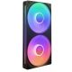 2. NZXT RF-U24HF-B1 system chłodzenia komputerów Obudowa komputera Wentylator Czarny