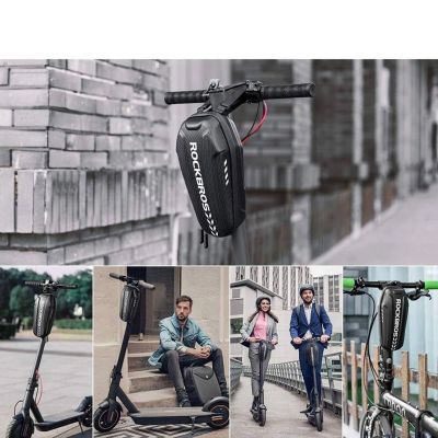 5. Torba rowerowa Rockbros B62-1 na kierownicę lub ramę 3 l - czarna