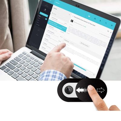 2. Zaślepka Tech-Protect Cam Fit+ 3-pack na kamerę w laptopie - czarna