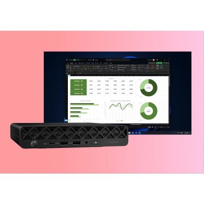 18. HP ProDesk 4 Mini G1i AI Intel Core Ultra 5 235T 16 GB DDR5-SDRAM 512 GB SSD Windows 11 Pro Mini PC AI PC Czarny