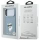 8. Etui Karl Lagerfeld Smooth Choupette Sketch MagSafe do iPhone 18 Pro / 17 Pro - jasnoniebieske