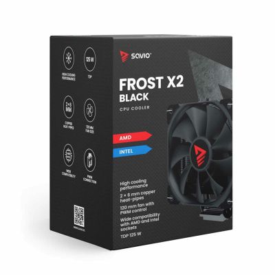 7. SAVIO CHŁODZENIE CPU FROST BLACK X2