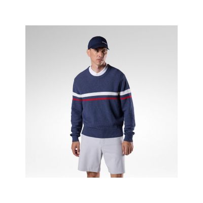 Sweter męski ROSSIGNOL M Knitted Cn Sweater granatowy