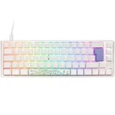 11. Ducky One 3 Classic Pure White SF klawiatura Gaming USB Niemiecki Biały
