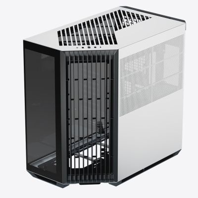 2. Obudowa APNX V1, Midi-Tower, ATX, Tempered Glass, czarno-biała