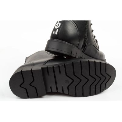 9. Levi's buty trzewiki dziewczęce Pasadene SE za kostkę czarne na zamek