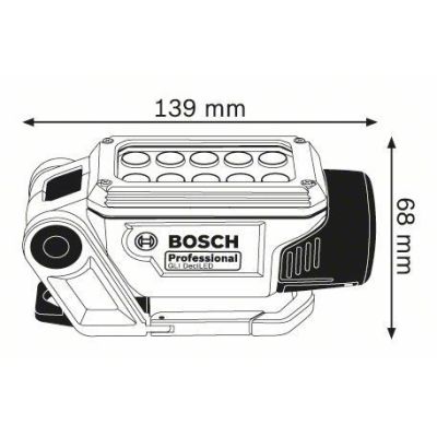 5. Bosch GLI DeciLED Professional LED Niebieski, Szary