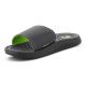 3. RIDER PUMP II SLIDE BLACK/GREEN/GREY 12424-BO154