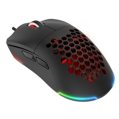 5. RAMPAGE MYSZ GAMINGOWA PRZEWODOWA 12800DPI BLINK BLACK