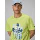 3. T-shirt oversize z nadrukiem męski 4F 4FWSS26TTSHM2784-42S