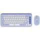 Logitech Pop Icon Combo klawiatura Dołączona myszka Uniwersalne Bluetooth QWERTY Turecki Liliowy, Biały