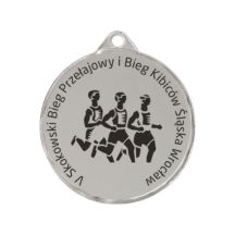 Medal stalowy grawerowany laserem- RMI