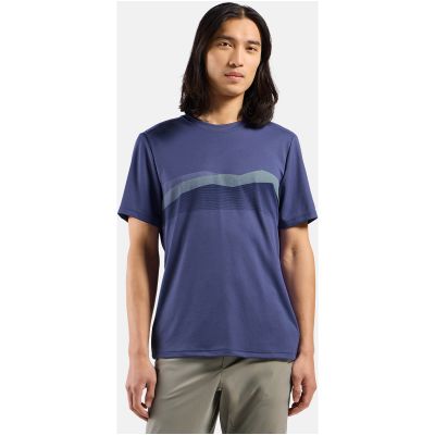2. Koszulka męska Odlo F-DRY RIDGELINE T-shirt crew neck s/s niebieska