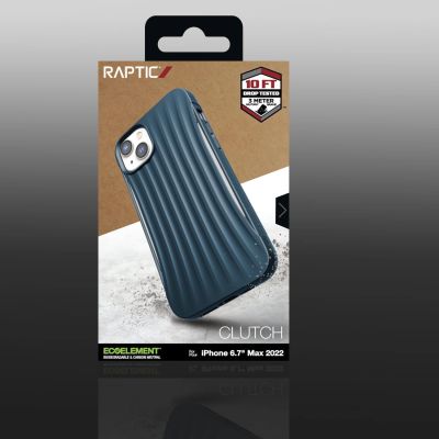 5. Raptic X-Doria Clutch Case etui iPhone 14 Plus pokrowiec plecki niebieski