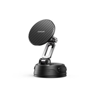 Joyroom JR-ZS510 Gel Suction Cup MagSafe Foldable Car Phone Mount - Gunmetal Black