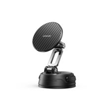 Joyroom JR-ZS510 Gel Suction Cup MagSafe Foldable Car Phone Mount - Gunmetal Black