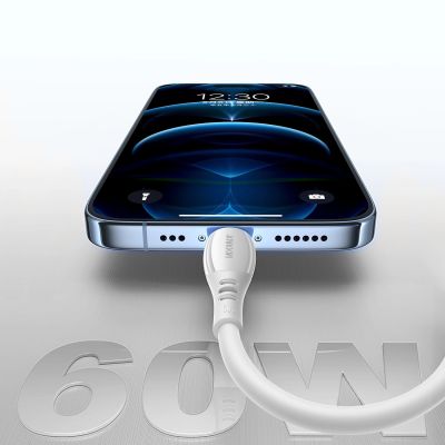 8. Kabel Joyroom S-A59 Vibrant Series 60W USB-C - USB-C 1,2m - biały