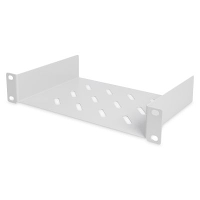 20. Zestaw sieciowy 10": szafa wisząca 6U, półka, listwa zasilająca, 8-port switch, panel kat.6, szary