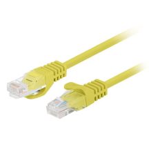 PATCHCORD KAT.6 UTP 3M ŻÓŁTY FLUKE PASSED LANBERG 10-PACK