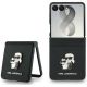 Etui Karl Lagerfeld Karl&Choupette Saffiano Pins na Samsung Galaxy Z Flip 8 - czarne