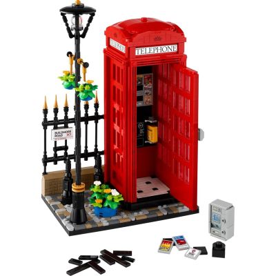 27. Lego 21347 Ideas - Czerwona londyńska budka telefoniczna