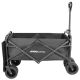 5. WÓZEK TURYSTYCZNO PLAŻOWY DELUXE SKŁADANY 90x57x73-96CM Z UCHWYTEM CZARNY