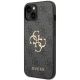 2. Etui Guess 4G Big Metal Logo na iPhone 15 - szare