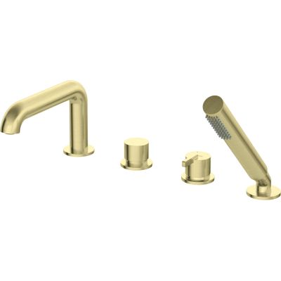 Bateria wannowa 4-otworowa z zestawem prysznicowym BQS_R14M 5907650826965