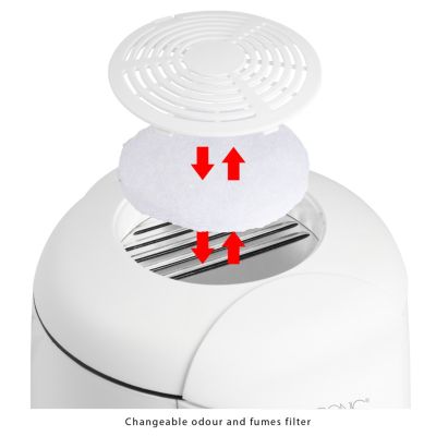 4. Frytownica Clatronic FFR 2916 (1 l; 840W; kolor biały)