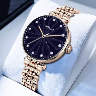 5. Smartwatch Gravity Różowe Złoto Czarny 2 Paski GT26-6