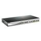 D-Link DXS-1210-12TC/E łącza sieciowe Zarządzany L2 10G Ethernet (100/1000/10000) 1U Czarny, Srebrny