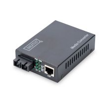 Digitus Media konwerter RJ45 10/100Base-TX na SC duplex 100Base-FX, Tx/Rx 1310nm, 20 km