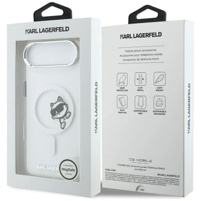 8. Etui Karl Lagerfeld IML Peekaboo MagSafe na iPhone Air - przezroczyste