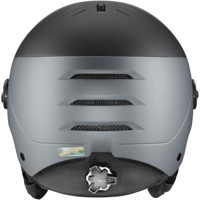 6. Kask narciarski UVEX Wanted Visor pro V black matt