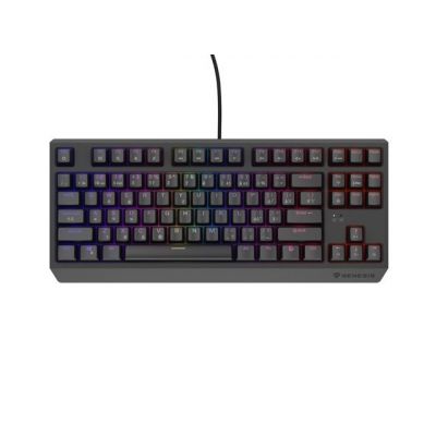 KLAWIATURA DLA GRACZY GENESIS THOR 230 TKL CZ/SK RGB MECHANICZNA OUTEMU RED CZARNA HOT SWAP
