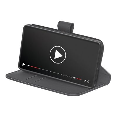 3. Etui z ekoskóry Puro Booklet Case z klapką i portfelem do Samsung Galaxy S25 Ultra - czarne