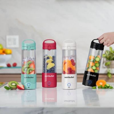 7. Blender przenośny Nutribullet NBP003LBL, jasnoniebieski