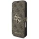 2. Etui Guess Book 4G Metal Logo na iPhone 17 Pro - brązowe