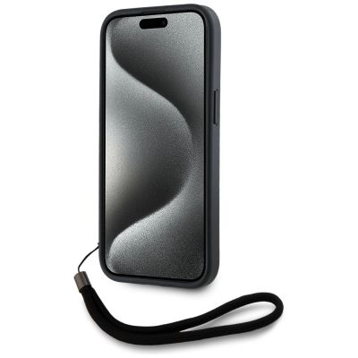 4. Etui Karl Lagerfeld Saffiano Athleisure Stripes Cord na iPhone 15 Pro Max - czerwone