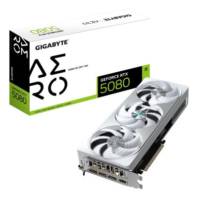 9. Karta graficzna Gigabyte GeForce RTX 5080 AERO OC 16GD SFF