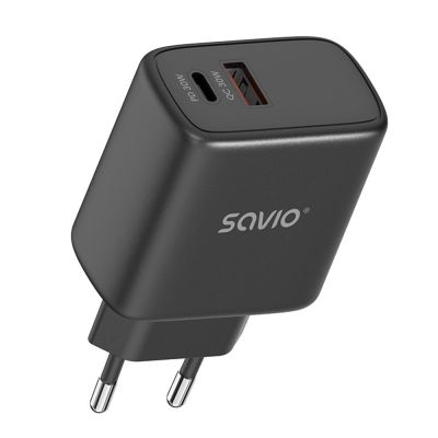 5. SAVIO ŁADOWARKA SIECIOWA 30W QUICK CHARGE, POWER DELIVERY 3.0 LA-06/B