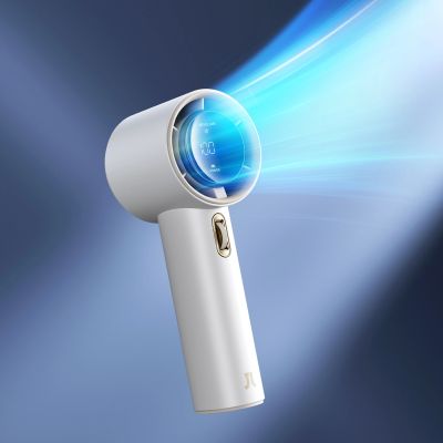 4. Mini dmuchawa Jisulife Handheld Fan Pro1 3600mAh FA53 (ABS) przenośny wiatraczek wentylator USB - biały