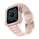 2. Pasek z etui ochronnym Protect Strap Band do Apple Watch 42 / 44 / 45 mm opaska obudowa pancerna - różowy