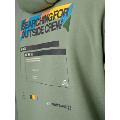 10. Bluza dresowa regular z kapturem męska 4F 4FRSS26TSWSM2894-44S