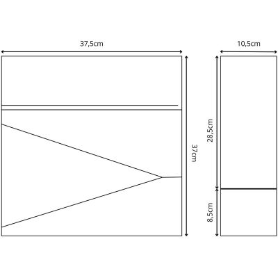 15. SKRZYNKA NA LISTY 37X37X10.5CM 1067551 SASKA GARDEN