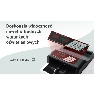 9. Extralink LockStar MG X-300 | Profesjonalna liczarka nominałowa do banknotów | UV, IR
