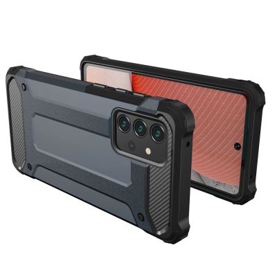 7. Pancerne hybrydowe etui Hybrid Armor pokrowiec na Samsung Galaxy A26 - niebieskie