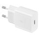 Samsung Power Adapter 15W USB-C Fast Charge (without cable); White