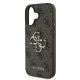 6. Etui Guess 4G Big Logo na iPhone 16 - brązowe